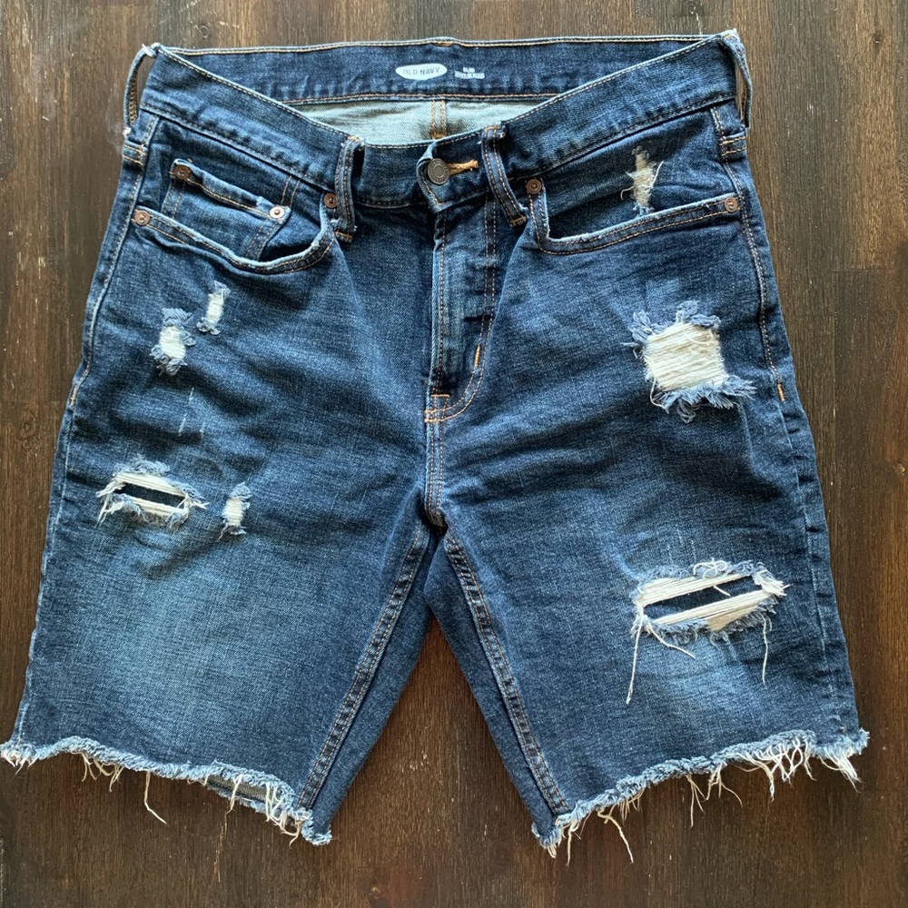 Denim shorts